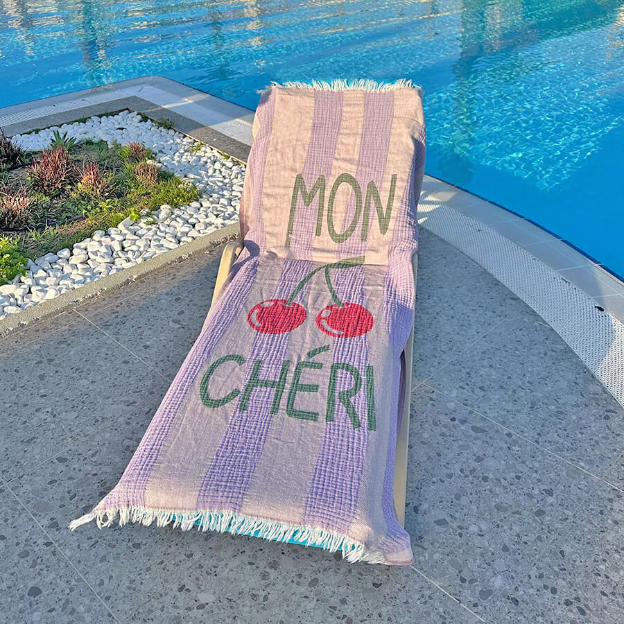 Hamamdoek Palm Beach Sea-green Mint