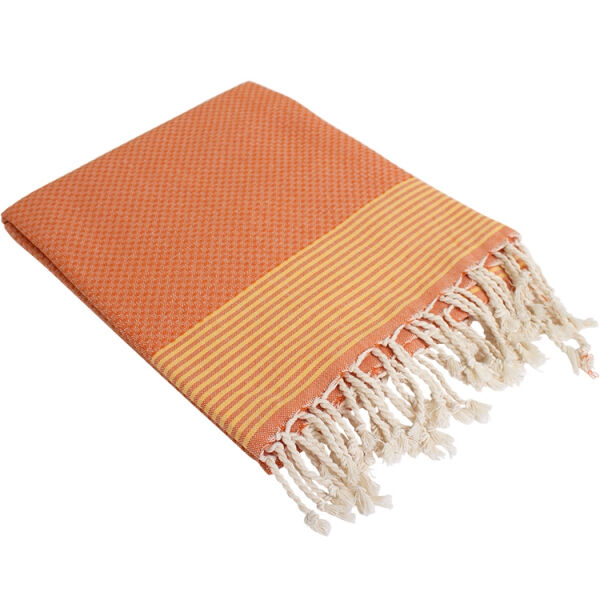 Fashion4Wellness Fouta candy orange-yellow