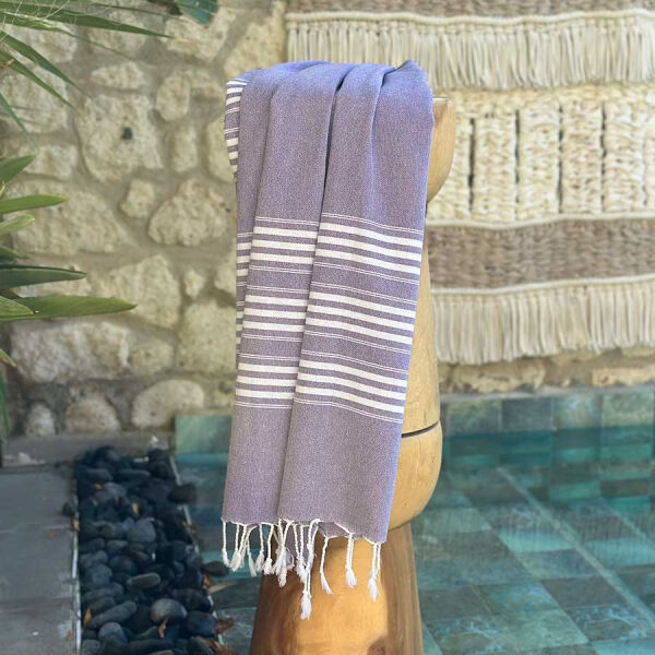 Hamamdoek, Hammam towel, Hamamtuch, Fouta Travel Purple