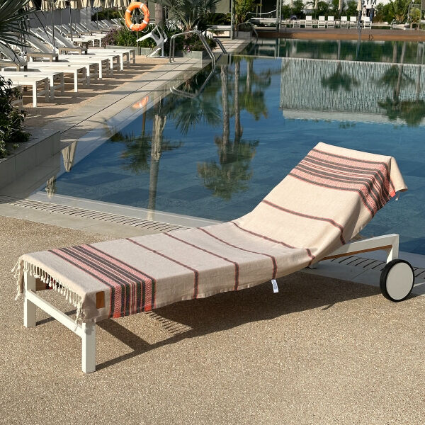 Hamamtuch Coconut  Beige - Orange