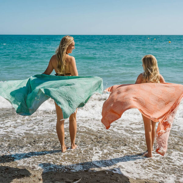 Hamamtuch Saunatuch Circle Green