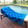 Batik Strandlaken met Pompons Sun Sea Beach