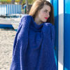 Fashion4wellness hamam strandlaken beachtowel Zennn Blue 3