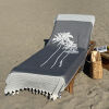 hamamdoek beachbed cover Three Palms black beauty