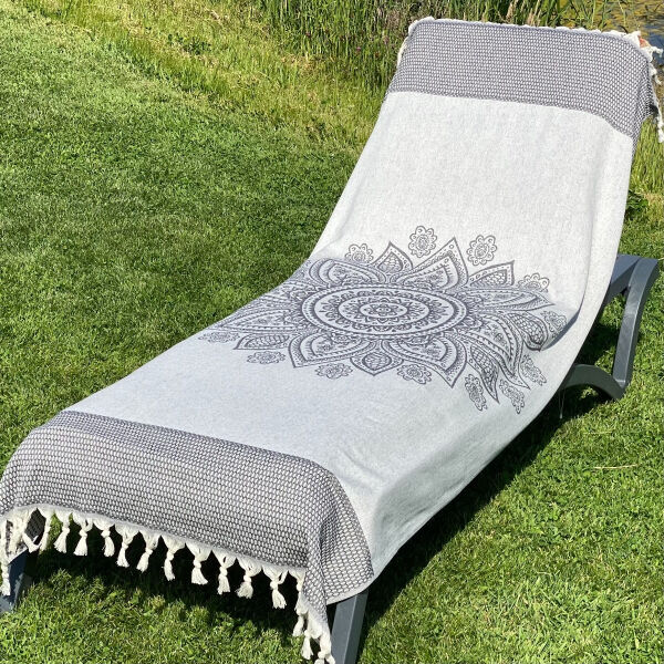 Hamamtuch Boho Black Beauty backside