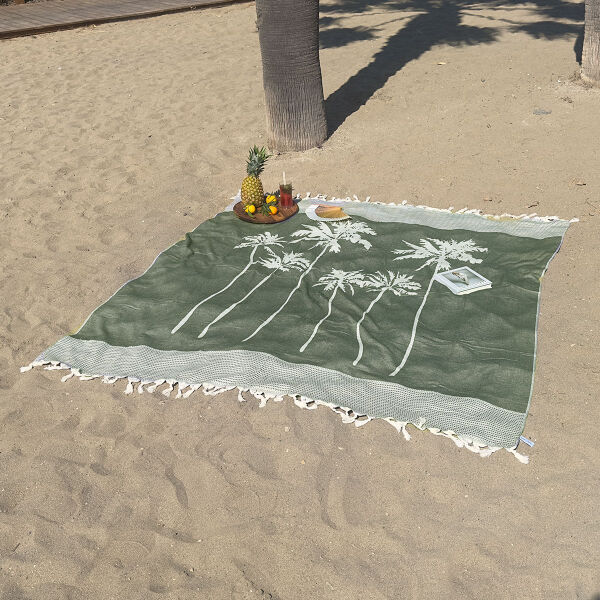 Grote Hamamdoek XXL Chive Green 