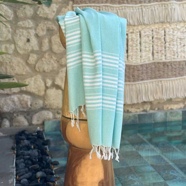 Hamamdoek - Hammam towel - Hamamtuch - Fouta Travel Mint