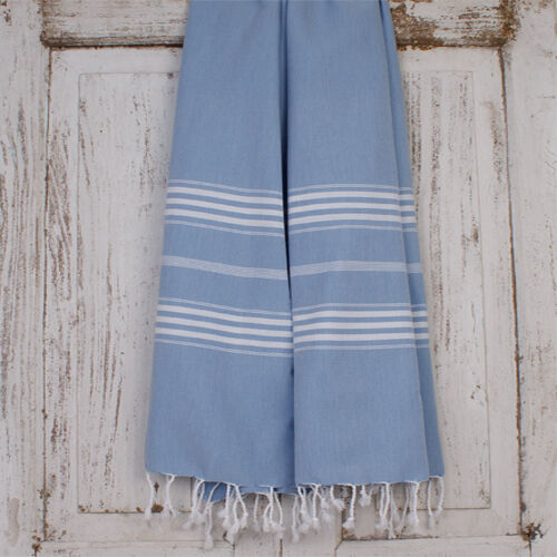 Hamamtuch Saunatuch Ottomania extra lang  Blau