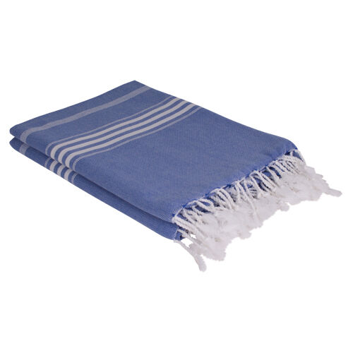 Hamamtuch Saunatuch Ottomania extra lang  Griechisch Blau