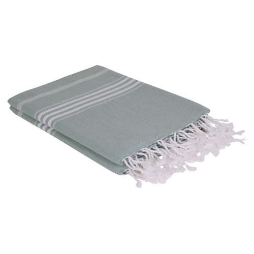 Hamamtuch Saunatuch Ottomania extra lang  Grau-grün