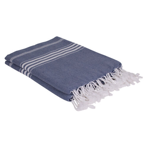 Hamamtuch Saunatuch Ottomania extra lang  Marine blau