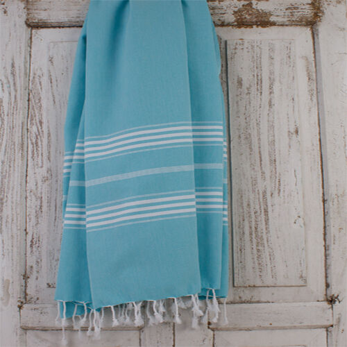 Hamamtuch Saunatuch Ottomania extra lang  Aqua