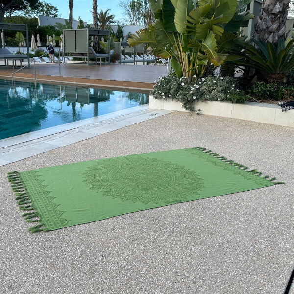 Hamam Strandtuch Zennn Forestgreen