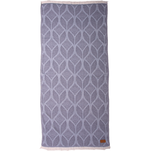 Hamamtuch Saunatuch Botanic Art Blue -Lavender