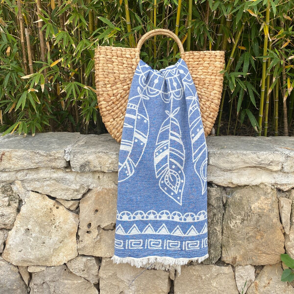 Hamamtuch Saunatuch Dreamcatcher Blue