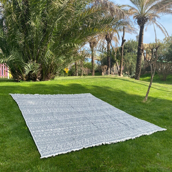 Großes Hamamtuch Mexica Dark Grey