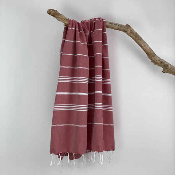 Hamamtuch Saunatuch Ottomania standard Bordeaux Rood