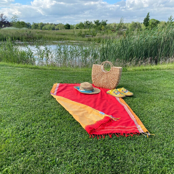 kikoy-strandlaken-red pepper