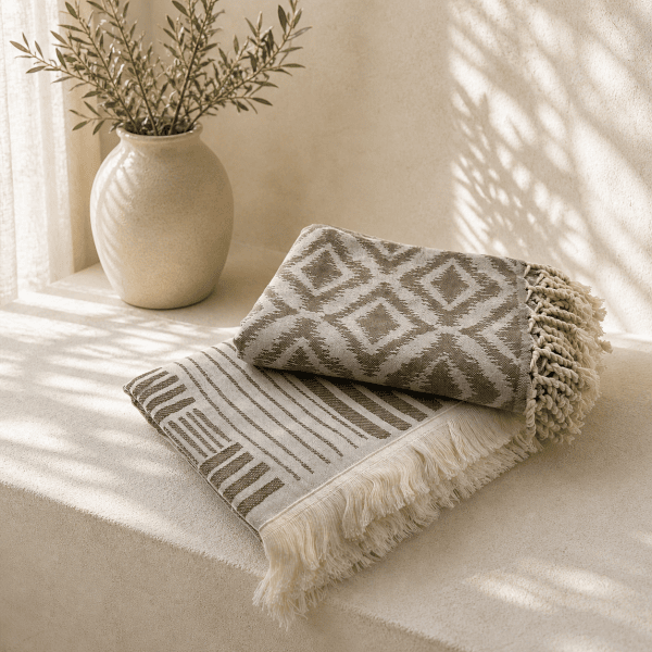 Hamamtuch Saunatuch Hamamtuch Set Beige Beige