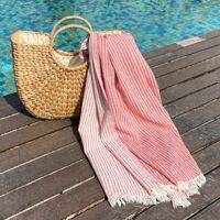 Hamamtuch
Breton 
Dark Red