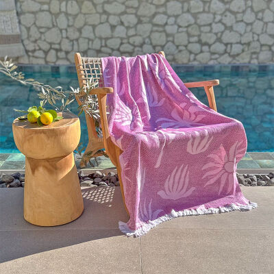 Hamamtuch Palm Beach Fuchsia - Pink