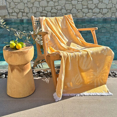Hamamtuch Palm Beach Yellow - Yellow