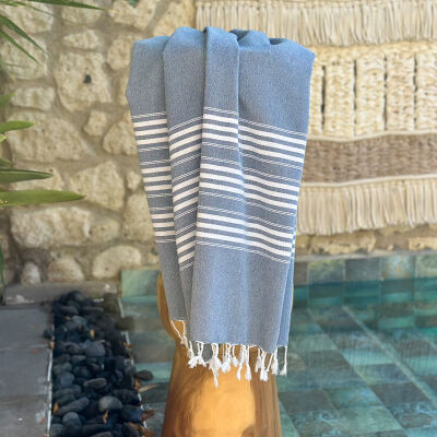 Hamamtuch Travel size 3 Dark Blue