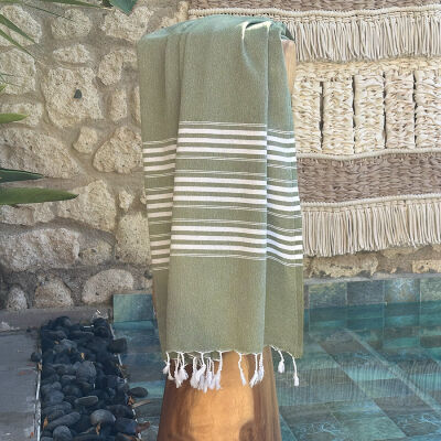 Hamamtuch Travel size 3 Olive Green