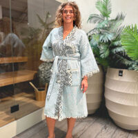 Hamam Bademantel Damen
Elephant
Light Blue