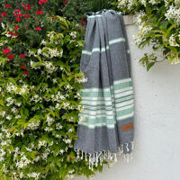 Hamamtuch Saunatuch
Sea Me
Black-Applegreen 