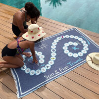 Hamamtuch Saunatuch
Sun & Fun Game Towel
Blue